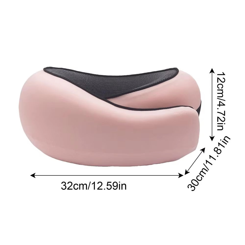 Memory Foam Neck Pillow Cervical Vertebra Travel Portable Noon Break Aircraft U Type of Pillow Sleep Camping Pillow Carry Bag