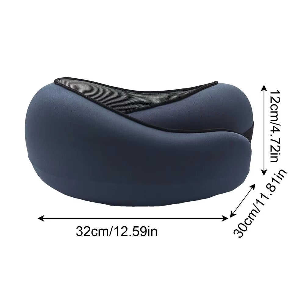 Memory Foam Neck Pillow Cervical Vertebra Travel Portable Noon Break Aircraft U Type of Pillow Sleep Camping Pillow Carry Bag