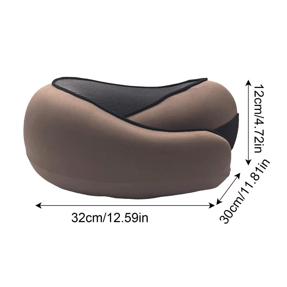 Memory Foam Neck Pillow Cervical Vertebra Travel Portable Noon Break Aircraft U Type of Pillow Sleep Camping Pillow Carry Bag