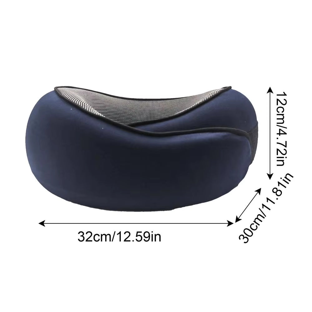 Memory Foam Neck Pillow Cervical Vertebra Travel Portable Noon Break Aircraft U Type of Pillow Sleep Camping Pillow Carry Bag